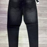 black letter ankle fit jeans pant