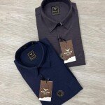 black letter imported linen lock shirt