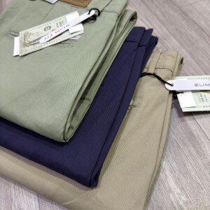 chain craft slim fit cotton pant