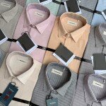 word wale imported linen small stripes shirt