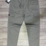wood machine cargo cotton pant