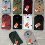 logoff cotton twill double pocket shirt