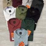 logoff cotton twill double pocket shirt