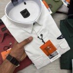 logoff cotton twill double pocket shirt