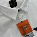 logoff cotton twill double pocket shirt