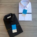 word wale plain lycra shirt