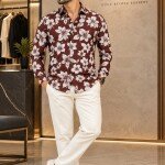 logoff digital printed shirt