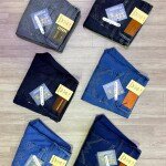 Wood machine Ankle Fit Jeans