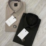 logoff imported plain lycra shirt