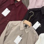 logoff imported plain lycra shirt
