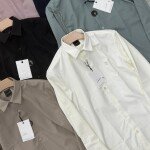 logoff imported plain lycra shirt