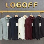 logoff imported plain lycra shirt