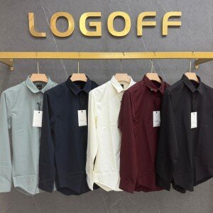 logoff imported plain lycra shirt