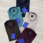 logoff oxford plain shirt