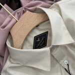 Black letter imported satin shirts