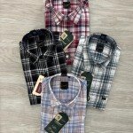 logoff premium linen checks shirt