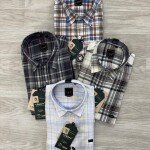 logoff premium linen checks shirt