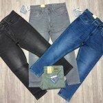 Wood machine Ankle Fit Jeans