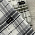 logoff cotton oxford checks shirt