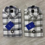 logoff cotton oxford checks shirt