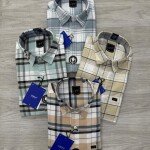 logoff cotton oxford checks shirt