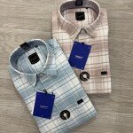 logoff cotton oxford checks shirt