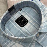 logoff cotton oxford checks shirt