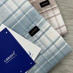logoff cotton oxford checks shirt