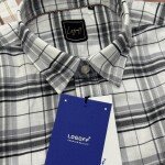 logoff cotton oxford checks shirt