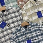 logoff cotton oxford checks shirt