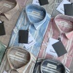 wordwale half sleeve cotton linen shirt