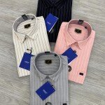 logoff oxford stripes shirt