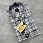 logoff cotton oxford checks shirt