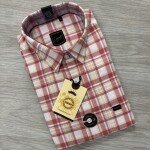 logoff cotton oxford checks shirt