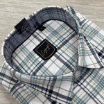 logoff cotton oxford checks shirt