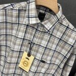 logoff cotton oxford checks shirt