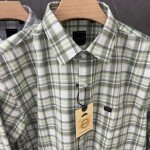 logoff cotton oxford checks shirt