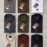 Black letter imported satin shirts