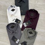 black letter armani shirt