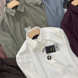 black letter armani shirt