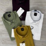 logoff premium linen shirt