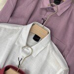logoff premium linen shirt