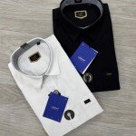 logoff cotton oxford plain shirt