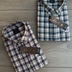 s squere big size checks shirt