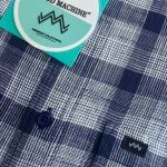 Wood Machine Premium Cotton linen checks shirt