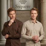 s squere imported plain shirt