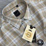 logoff cotton oxford checks shirt