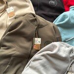logoff zipper hoodies