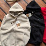 logoff zipper hoodies