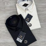 black letter imported lycra shirt
